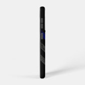 Blue Line  Betsy Ross Amerikaanse vlag Samsung Galaxy Hoesje (Rechterkant)