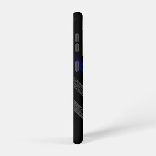 Blue Line  Betsy Ross Amerikaanse vlag Samsung Galaxy Hoesje (Rechterkant)