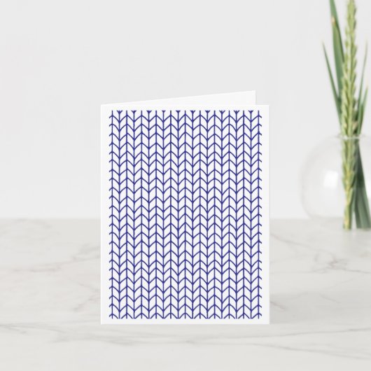 BLUE LINE BREI Briefkaart / Verticaal (Voorkant)