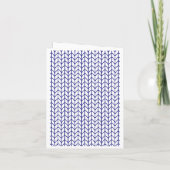 BLUE LINE BREI Briefkaart / Verticaal (Achterkant)