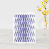 BLUE LINE BREI Briefkaart / Verticaal (Gele Bloem)