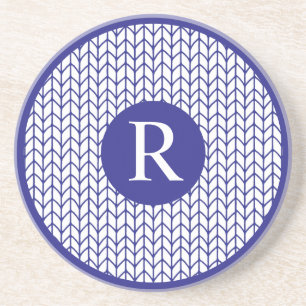 BLUE LINE BREI Sandstone Onderzetter + Initial II