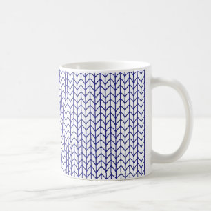 BLUE LINE BREI Witte Mok