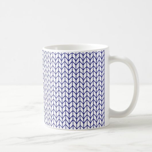 BLUE LINE BREI Witte Mok (Rechts)