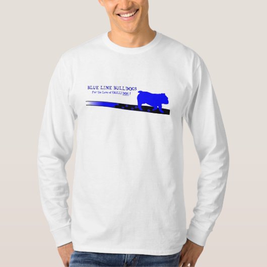Blue Line Bulldogs LS T-shirt (Voorkant)