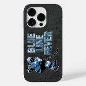 Blue Line Fever (Hockey) Hoesje-Mate iPhone Case (Achterkant)