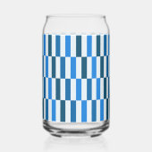 Blue Line Flow Can Glass  Blikvorm Glas (Voorkant)