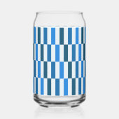 Blue Line Flow Can Glass  Blikvorm Glas (Links)