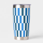 Blue Line Flow Thermische Tumbler Geïsoleerde Drinkbeker (Links)