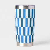 Blue Line Flow Thermische Tumbler Geïsoleerde Drinkbeker (Voorkant)
