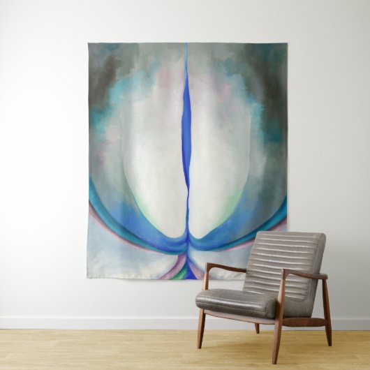 Blue Line | Georgia O'Keeffe | Wandkleed (In situ)
