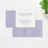 BLUE LINE KNIT 3.5x2 Visitekaartje II (Bureau)