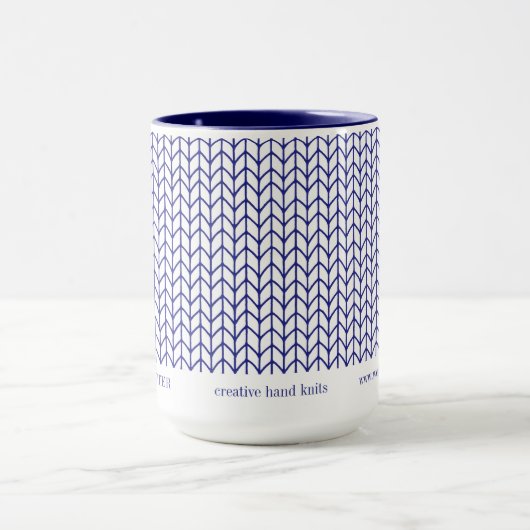 BLUE LINE KNIT Business ID Tall Navy Combo Mok (Midden)