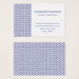 BLUE LINE KNIT Euro-formaat Visitekaartje II