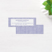 BLUE LINE KNIT Mini visitekaartje (Bureau)