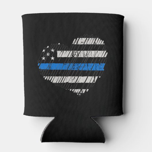 Blue Line Love Blikjeskoeler (Achterkant)