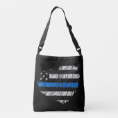 Blue Line Love Crossbody Tas (Achterkant)