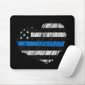 Blue Line Love Muismat (Met muis)