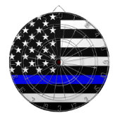Blue Line US-vlag Dartbord (Voorkant)