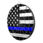 Blue Line US-vlag Dartbord (Voorkant Rechts)