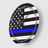 Blue Line US-vlag Grote Klok (Hoek)