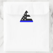 Blue Line US-vlag Sticker (Tas)