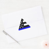 Blue Line US-vlag Sticker (Envelop)