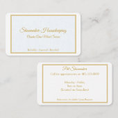 Blue Linen Home & Personal Services Visitekaartje (Voorkant / Achterkant)