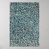 Blue Lines Abstracte kunst Poster (Voorkant)