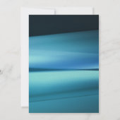 Blue Lines Modern professioneel Mannen verjaardags Kaart (Achterkant)