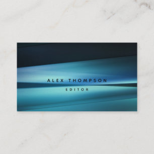 Blue Lines Modern Professionele Mannen freelance Visitekaartje