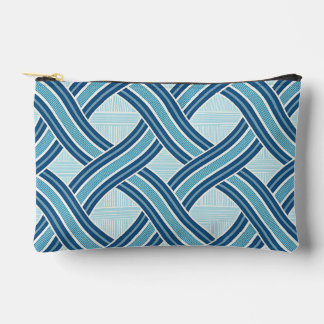 Blue Lines Pattern Etui