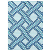 Blue Lines Pattern Klembord (Achterkant)