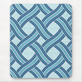 Blue Lines Pattern Muismat (Voorkant)