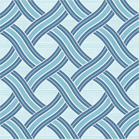 Blue Lines Pattern Sticker (Voorkant)