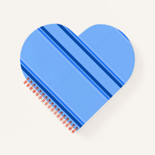 Blue Lines Spiral Notitieboek