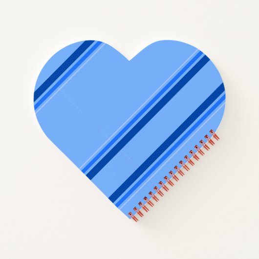 Blue Lines Spiral Notitieboek (Achterkant)