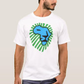 Blue Lion Green Mane Waka Shirt (Voorkant)