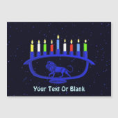 Blue Lion Menorah (Voorkant)