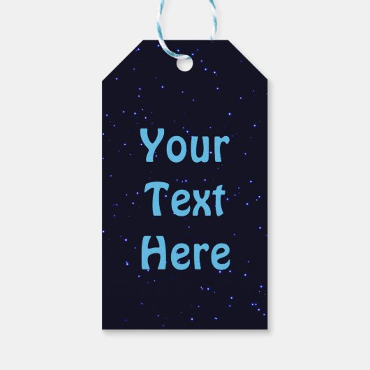 Blue Lion Menorah Cadeaulabel (Achterkant)