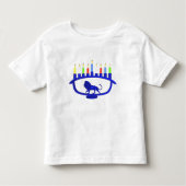 Blue Lion Menorah Kinder Shirts (Voorkant)