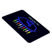 Blue Lion Menorah Magneet (Rechterzijde)