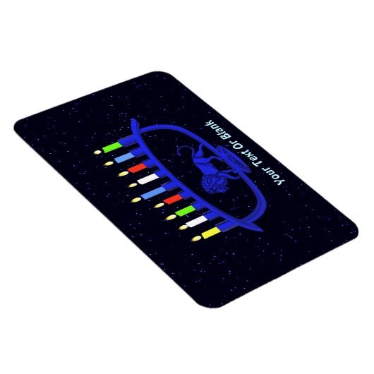 Blue Lion Menorah Magneet (Rechterzijde)