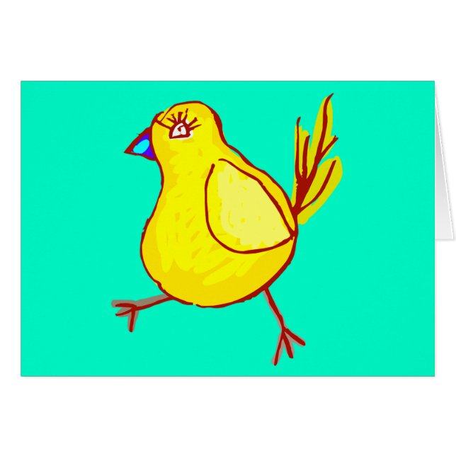 Blue Lipped Chick (Voorkant Horizontaal)