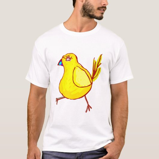 Blue Lipped Chick T-shirt (Voorkant)