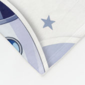 Blue little astronaut stylish Blanket New Home Fleece Deken (Hoek)