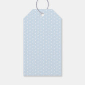 Blue Little Boo Baby Ghost Boy Shower Bedankt Cadeaulabel (Achterkant)