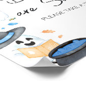 Blue Little Boo Halloween baby's zijn zoet Poster (Hoek)