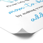 Blue Little Boo Halloween Envelope Station Poster (Hoek)