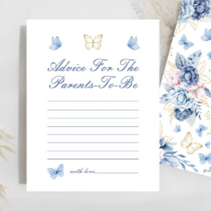 Blue Little Butterfly Advies Baby shower